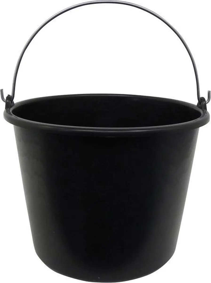 Kreuwel 4001 Bouwemmer 12L - Zwart