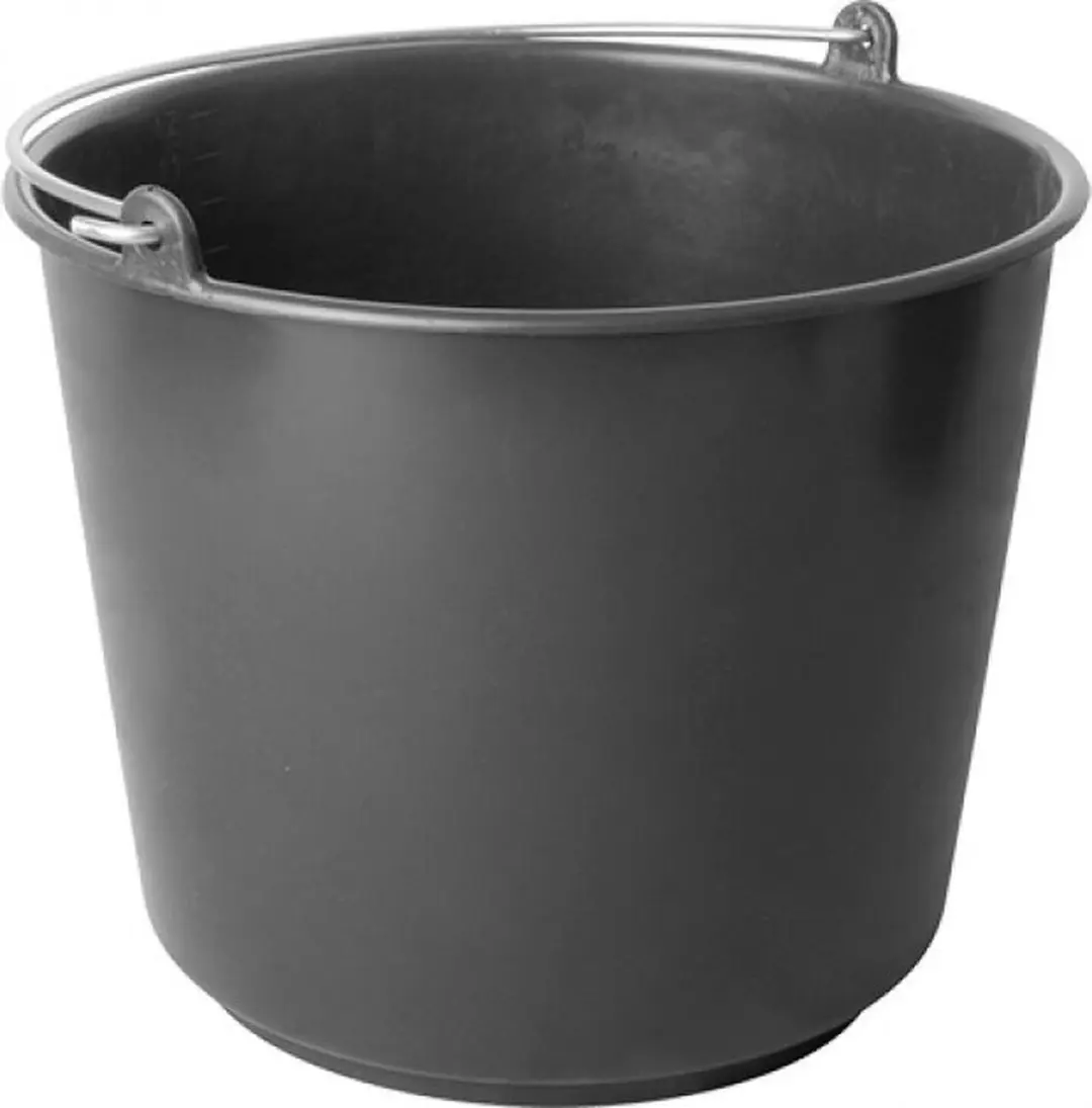 Kreuwel 4001 Bouwemmer 12L - Zwart