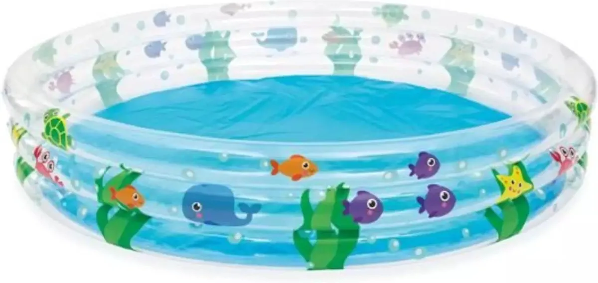 Bestway Deep Dive 3-Ring Kinderzwembad 183cm - Multicolor