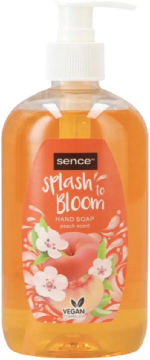 Sence Splash To Bloom Peach Handzeep 500ml - 25 Stuks