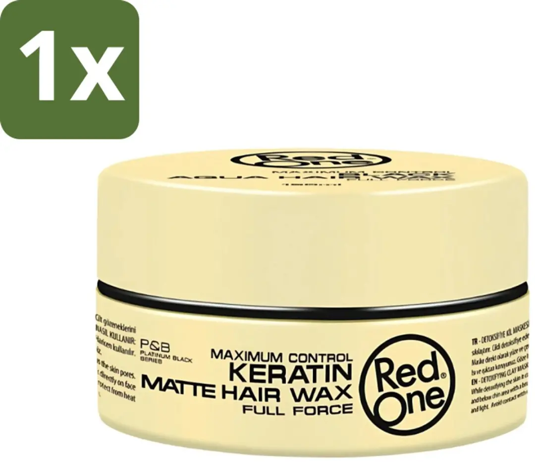 Red One Keratin Matte Haarwax 150ml