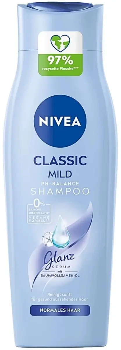 NIVEA Classic Mild Care Shampoo 250ml - 3 Stuks