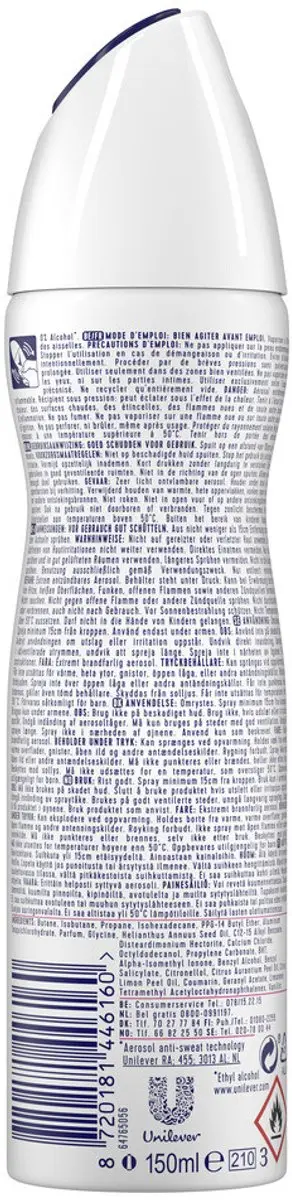 Rexona Deodorant Spray Advanced Protection Bright Bouquet 150ml - 25 Stuks