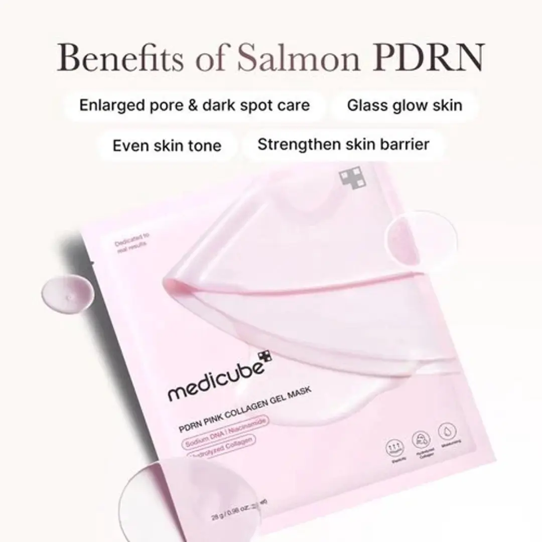 Medicube PDRN Pink Collagen Gel Mask - 4 Stuks