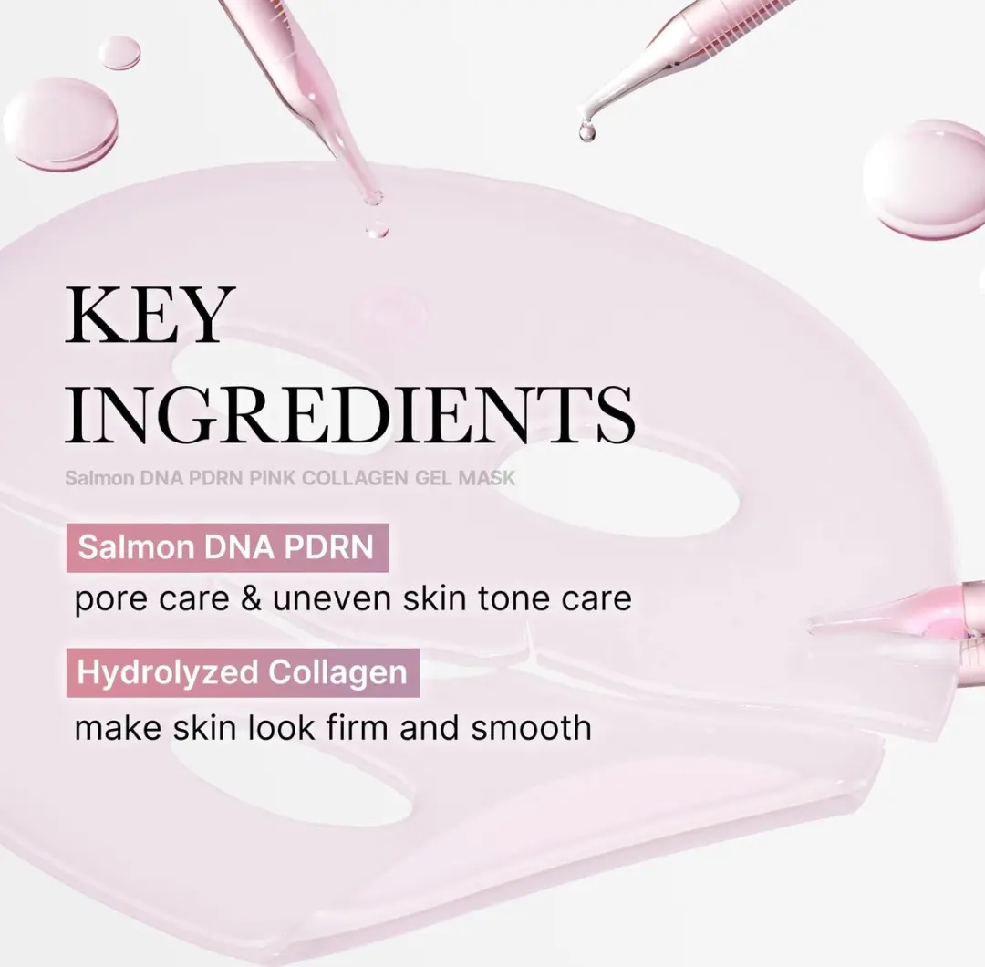 Medicube PDRN Pink Collagen Gel Mask - 4 Stuks