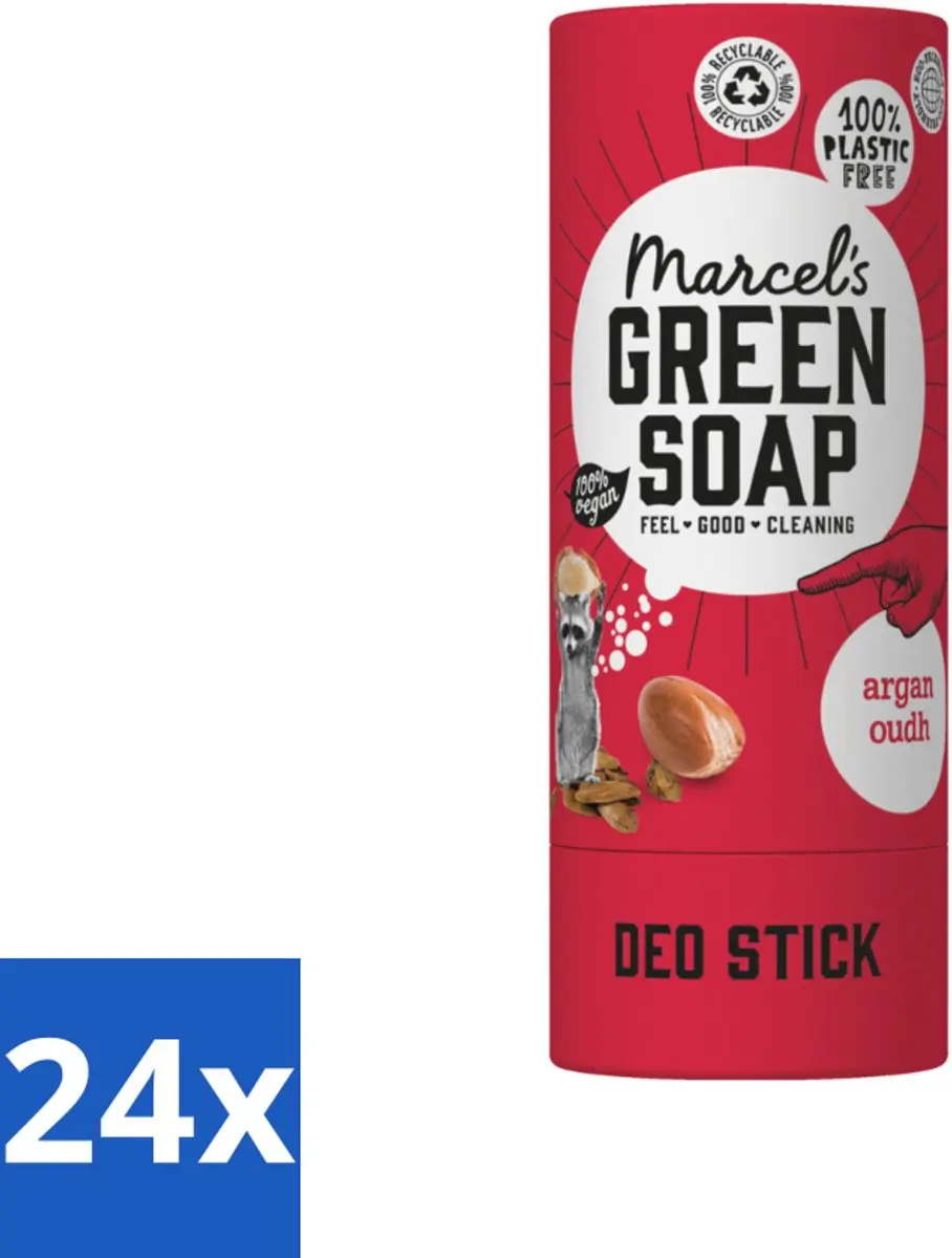 Marcel's Green Soap Deodorant Stick Argan & Oudh 40g