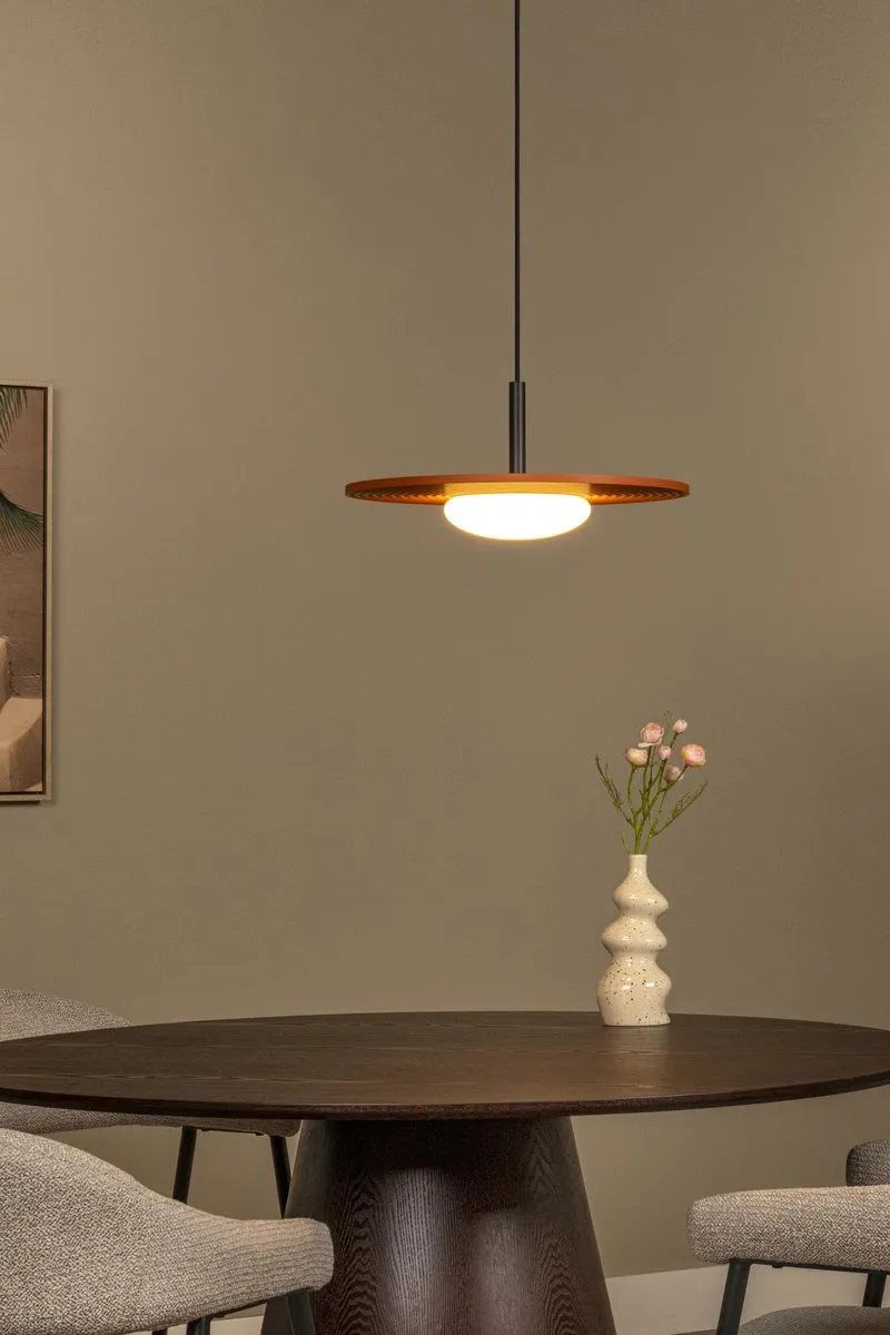 Lucide Carmino Hanglamp Ø38,7cm - 8W 2850K Terracotta