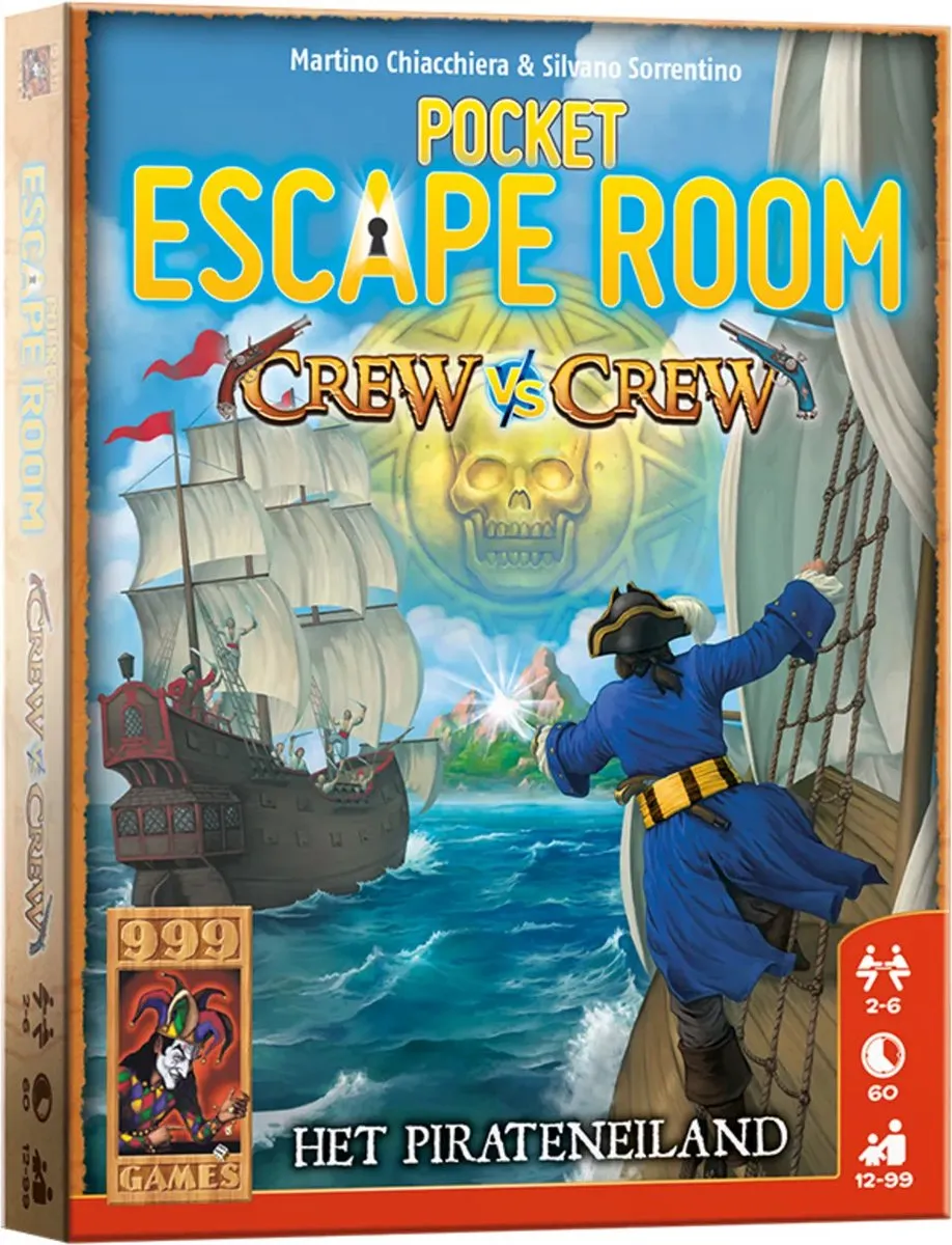999 Games Pocket Escape Room Crew vs Crew - 6 Spelers - Nederlandstalig