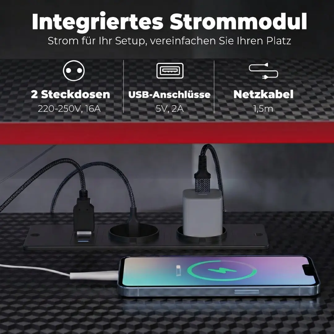 Homcom L-vormig Computerbureau - 128x128x88cm - Zwart