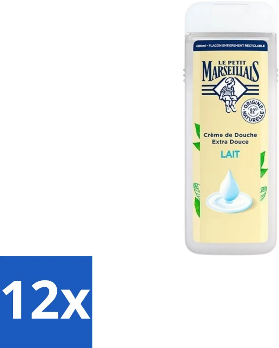 Le Petit Marseillais Douchecrème Lait 400ml
