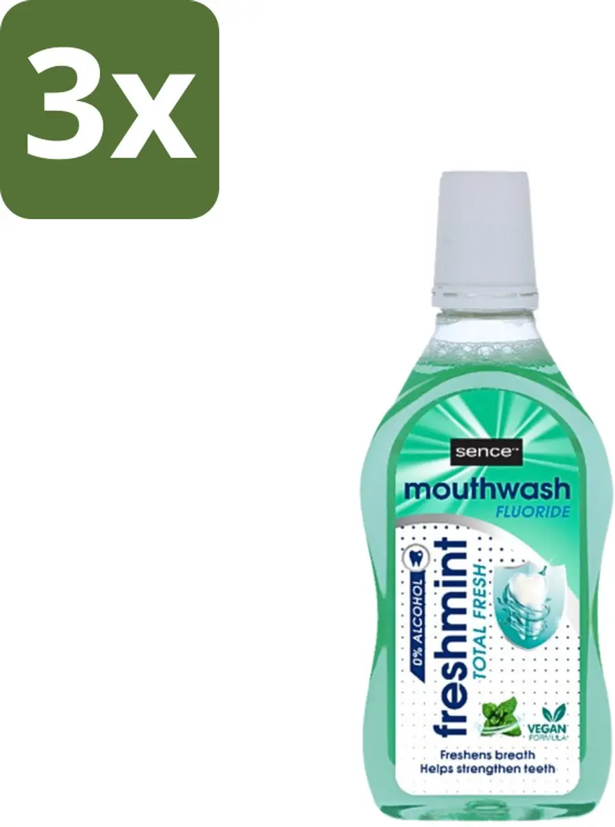Sence Fresh Freshmint Mondwater 500ml