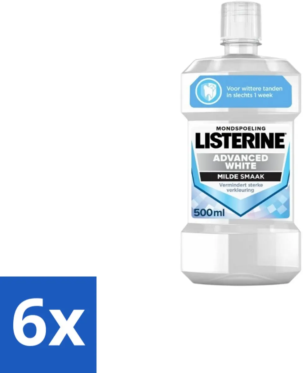 Listerine Advanced White Mondwater 500ml