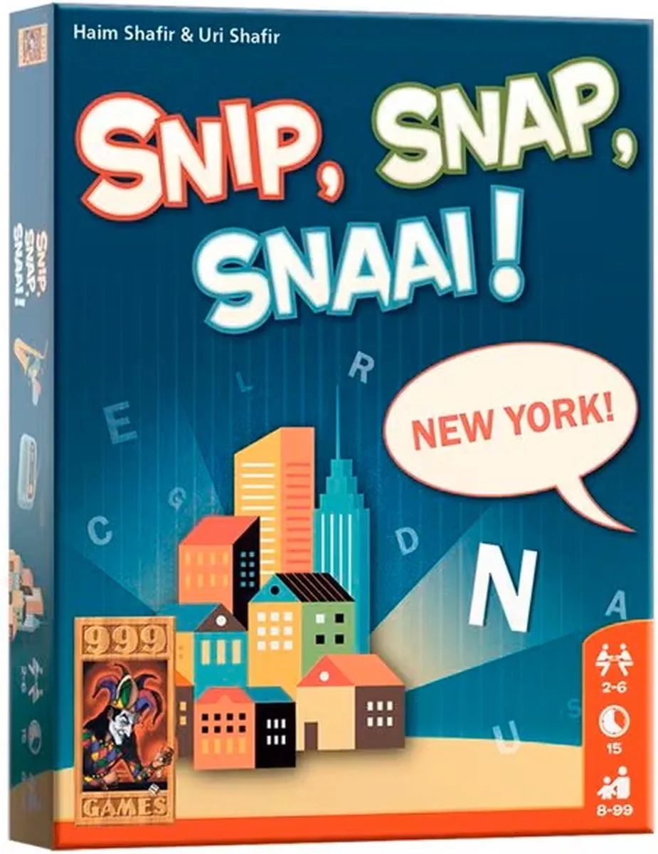 999 Games Snip Snap Snaai Kaartspel 999-01111