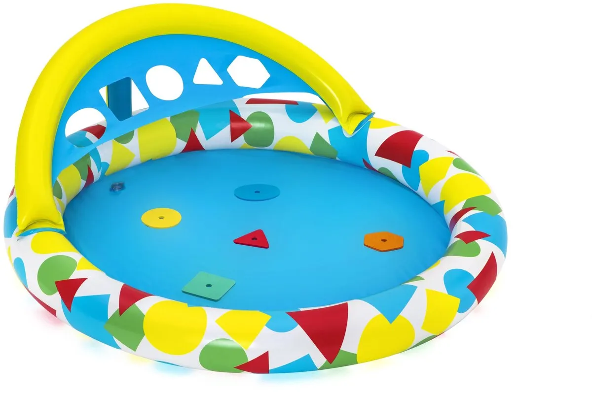 Bestway Splash & Learn Kinderzwembad 120x117x46cm - Meerkleurig - afbeelding 6 van 6