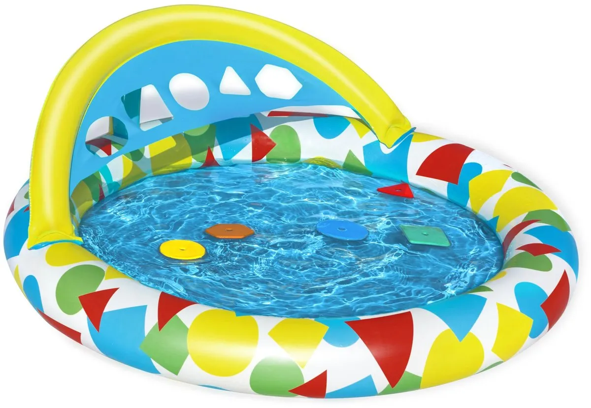 Bestway Splash & Learn Kinderzwembad 120x117x46cm - Meerkleurig