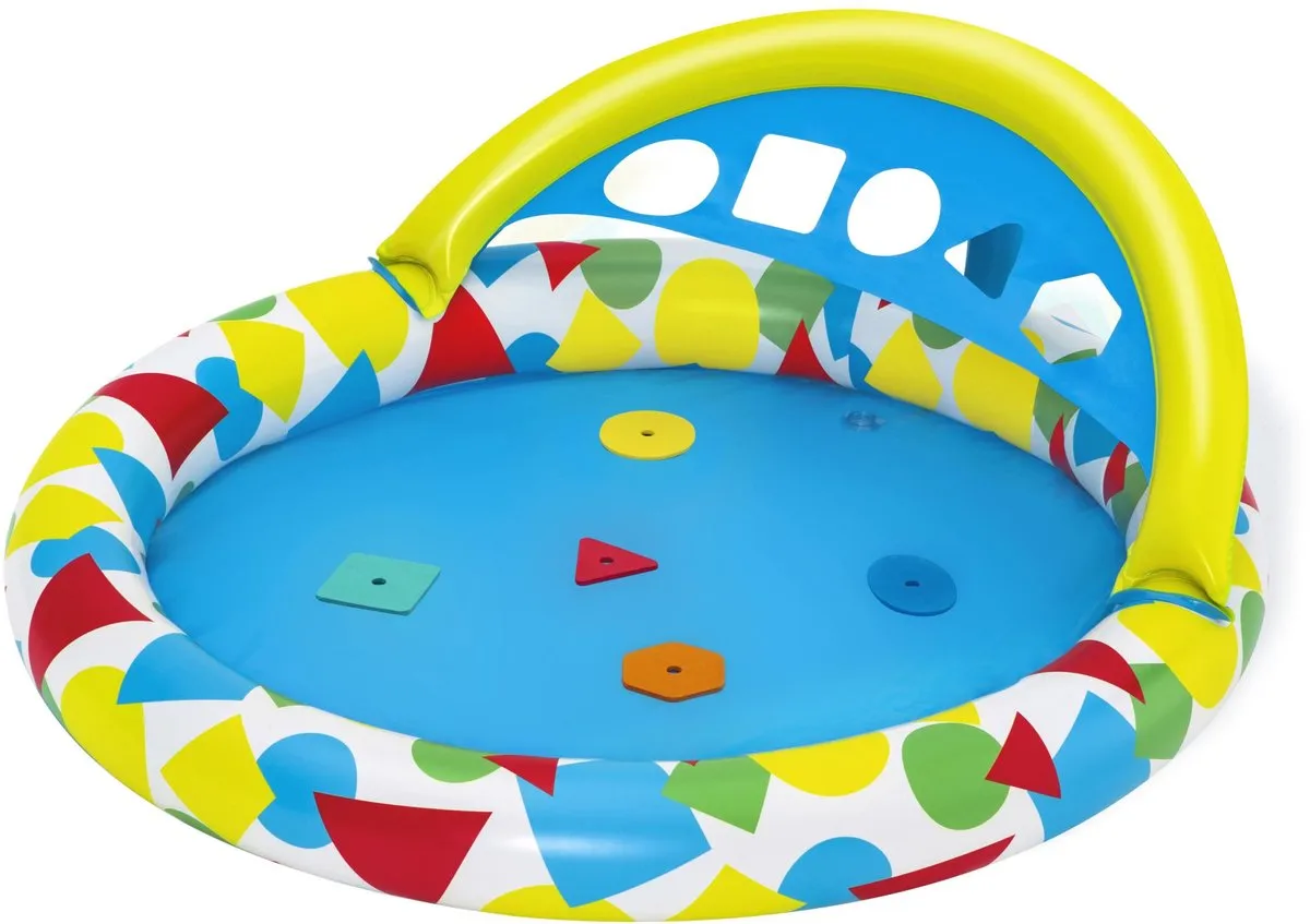 Bestway Splash & Learn Kinderzwembad 120x117x46cm - Meerkleurig