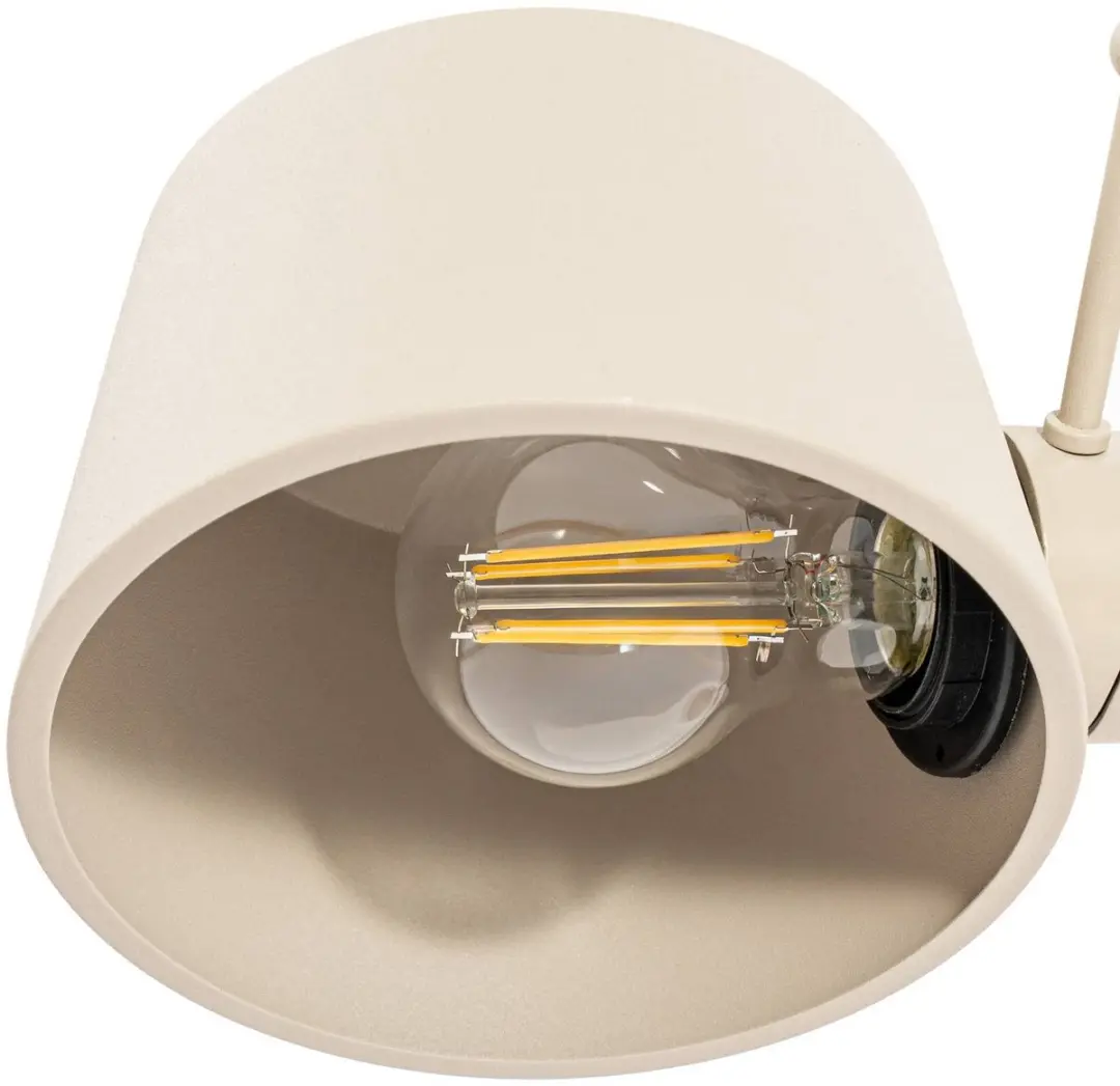 Lucande Vloerlamp 171cm - Beige - E27