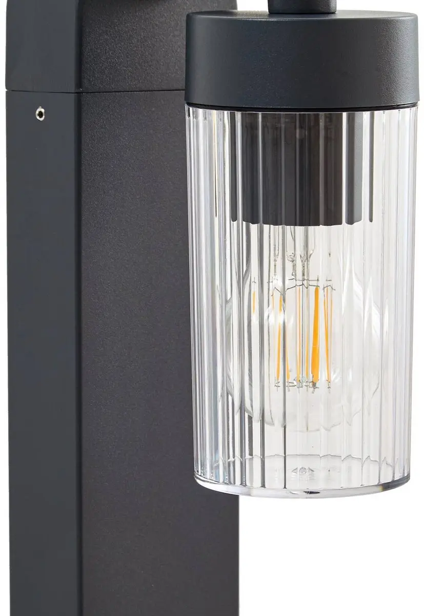Lindby Tuinpadverlichting Aluminium E27 15W - Antraciet