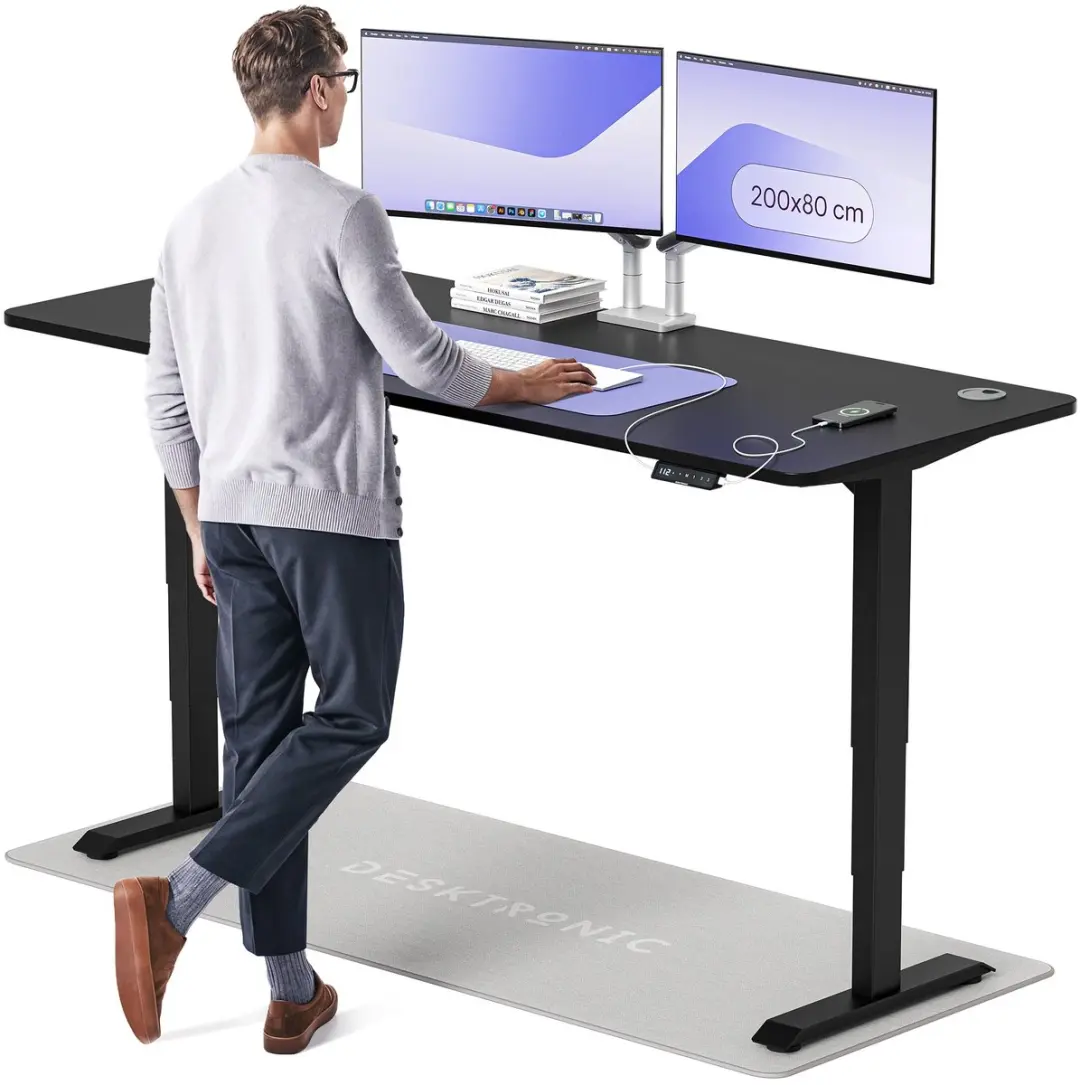 Desktronic HomePro Zit-sta Bureau 200x80cm