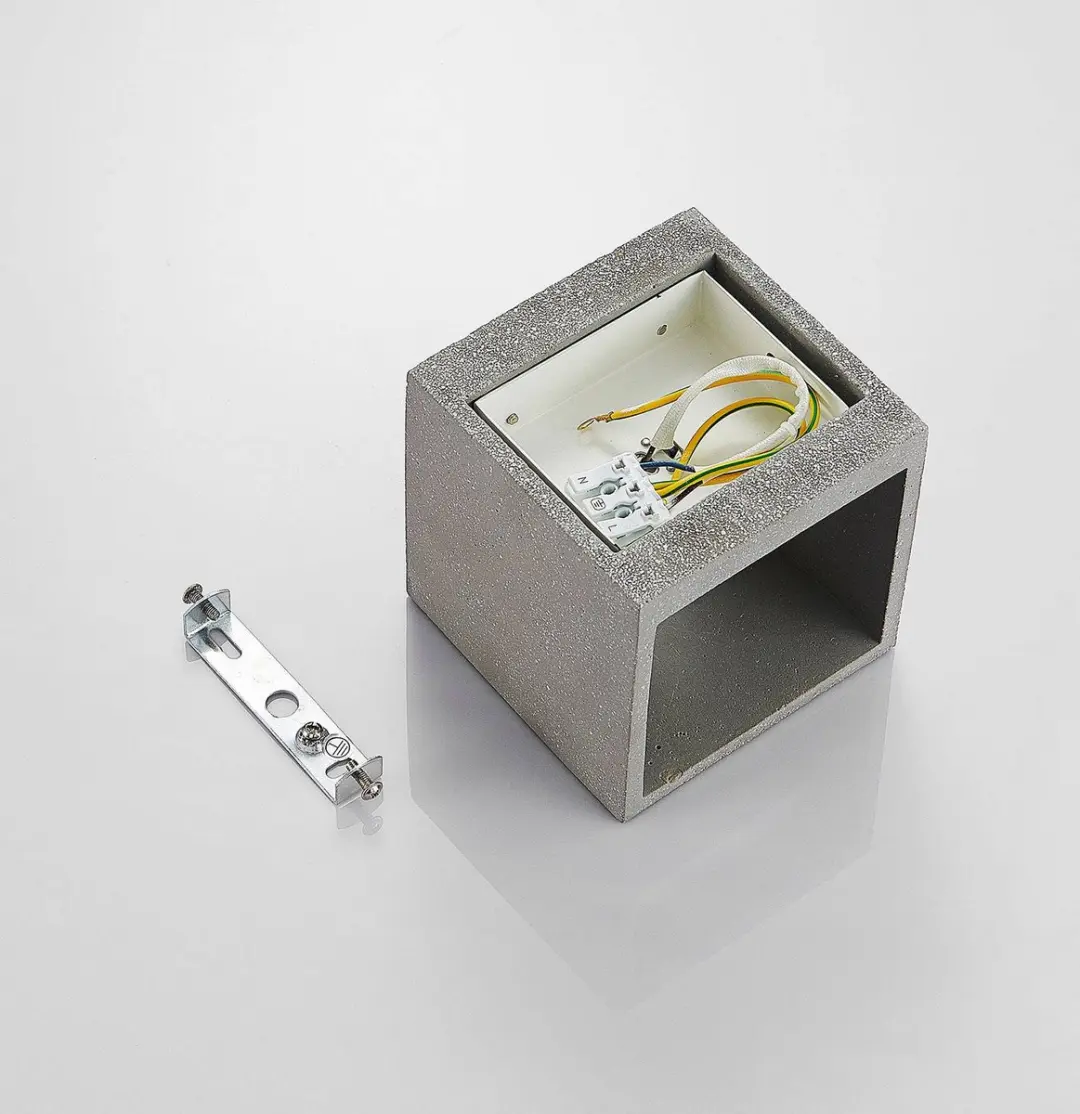 Lindby Wandlamp Beton G9 - 3W - Grijs
