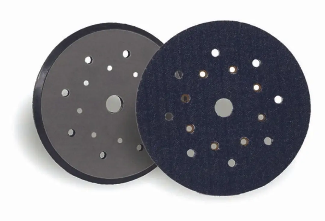 HAMACH Velcro Steunpad 200mm HARD met 8 gaten voor schuurmachine zonder as