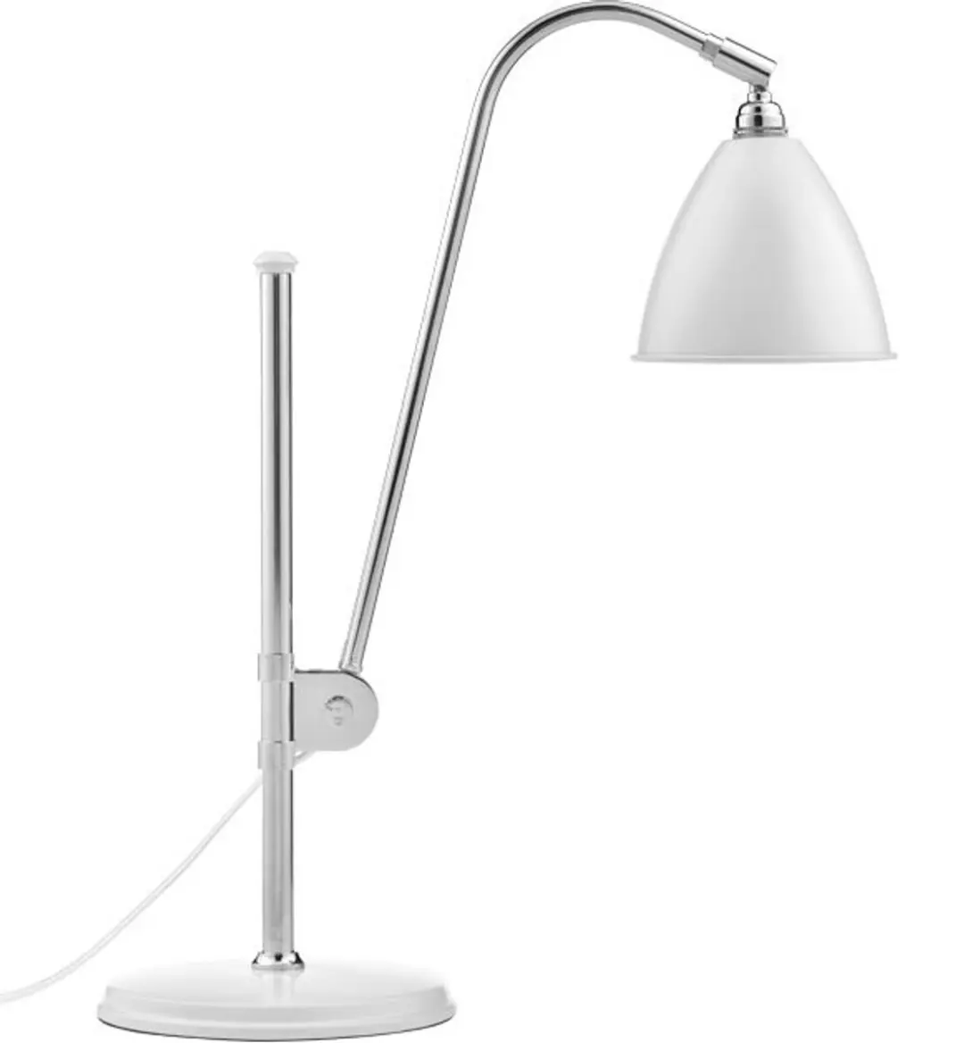 Gubi Bestlite BL1 Tafellamp - ∅16cm - Chroom/Wit - afbeelding 6 van 6