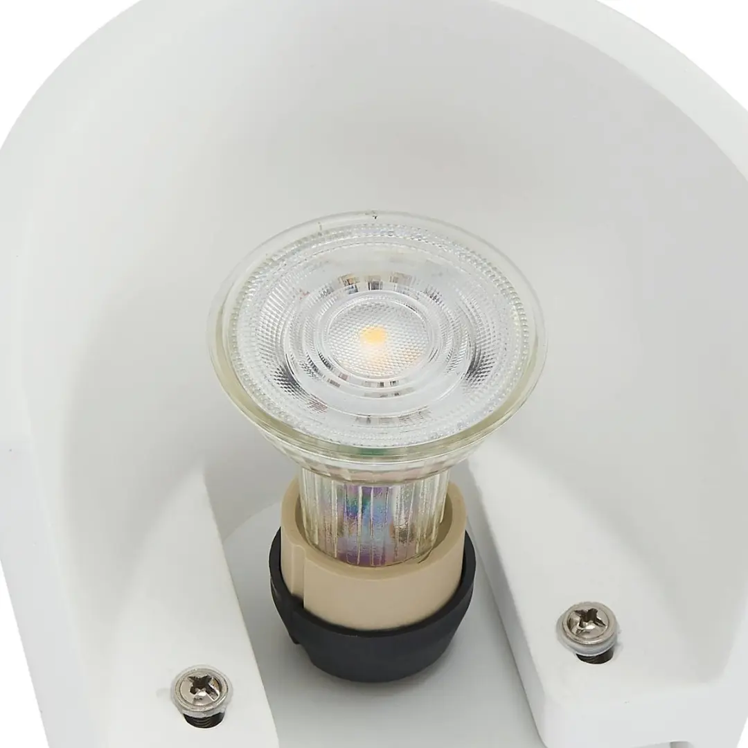 Lindby Wandlamp GU10 10W - 24cm - Wit