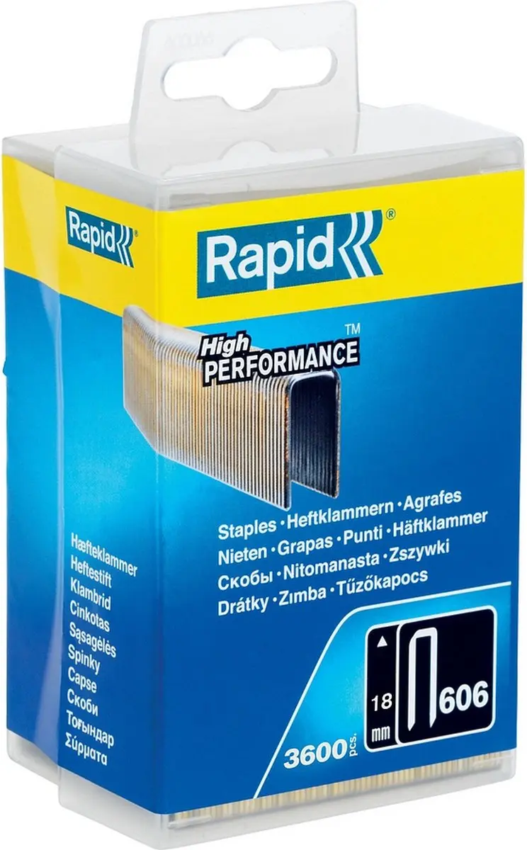 Rapid Nieten 606/18mm - 3600 Stuks