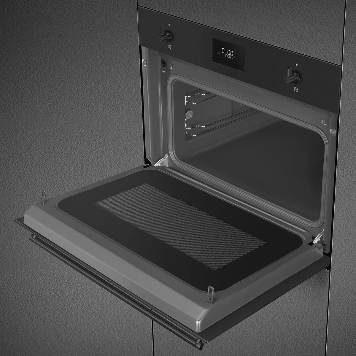 Smeg SO4301M1N Combi-oven 45cm - Mat Zwart