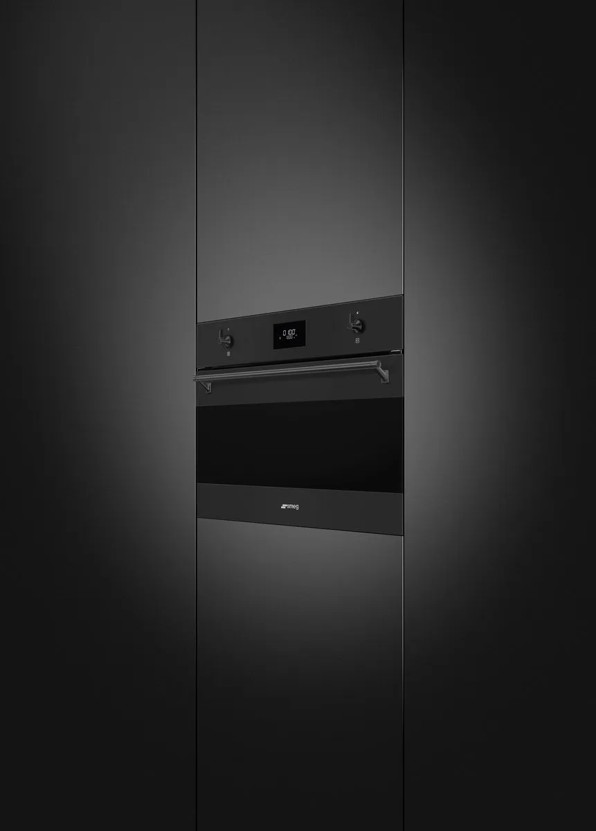 Smeg SO4301M1N Combi-oven 45cm - Mat Zwart