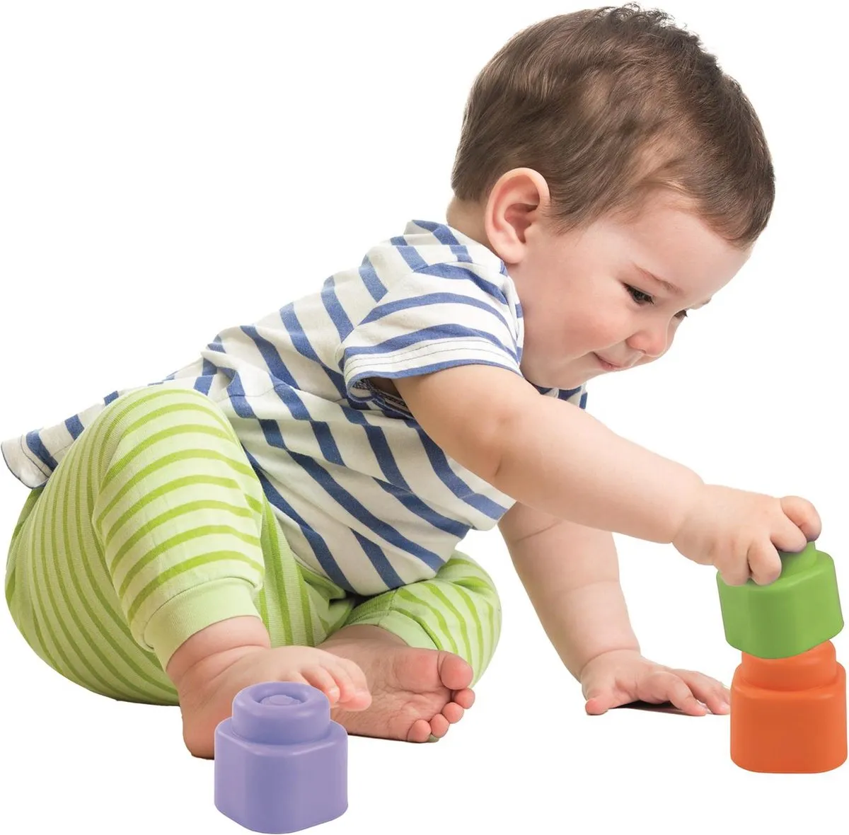 Clementoni Soft Clemmy Emmer Bouwset - Zachte Stapelblokken - 17488