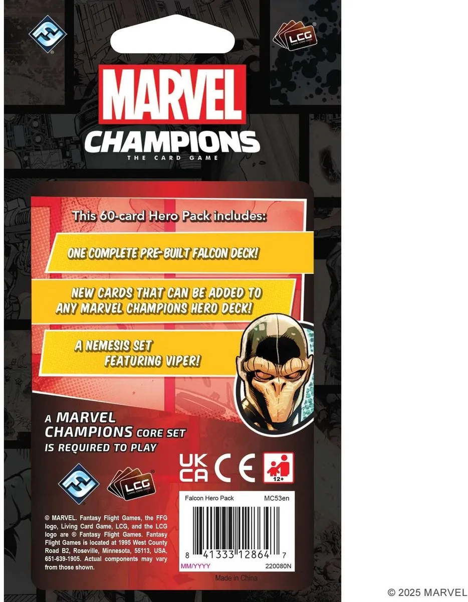 Asmodee Marvel Champions Falcon Hero Pack - Kaartspel Uitbreiding