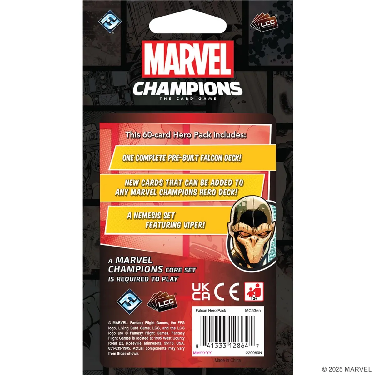 Asmodee Marvel Champions Falcon Hero Pack - Kaartspel Uitbreiding