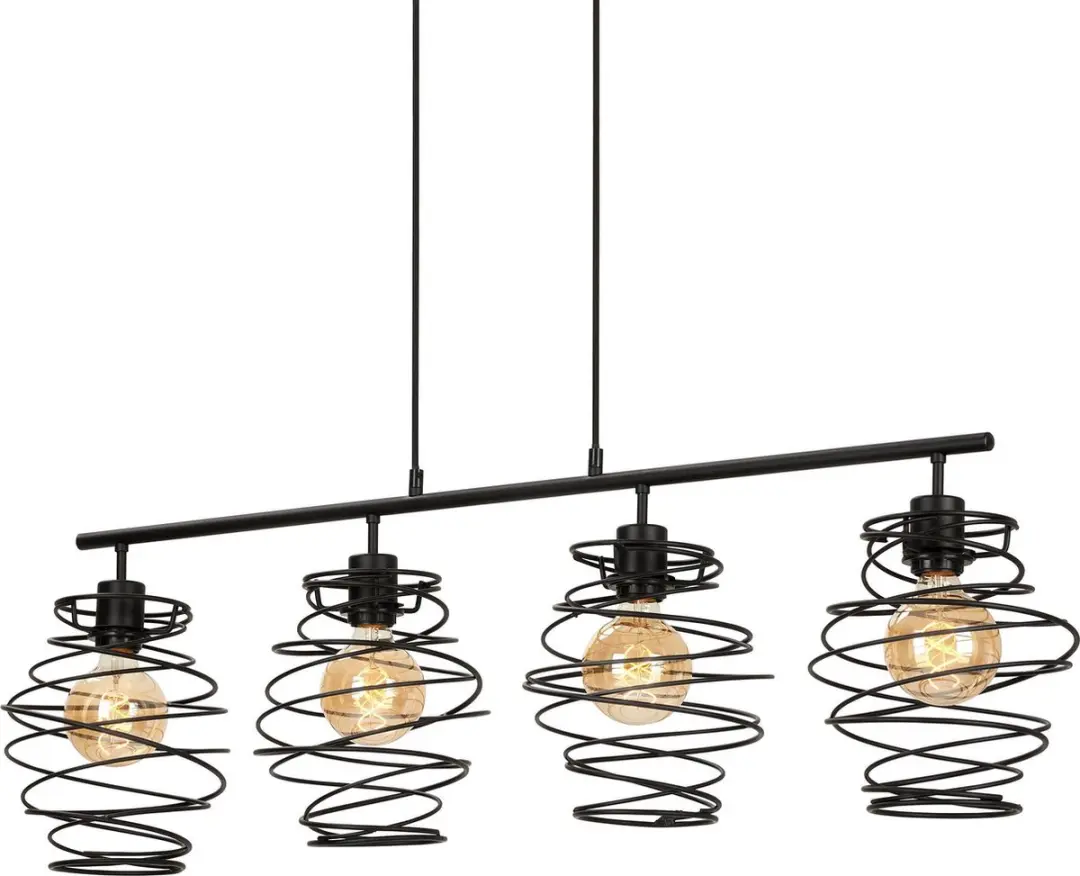 Briloner Swirl Hanglamp 4x E27