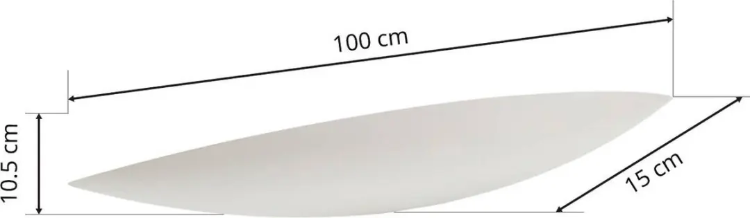 Lindby Wandlamp 4-lichts - Gips/metaal - E14 - 10,5 cm - Wit