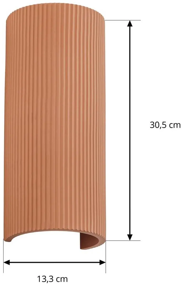 Lindby Wandlamp 2 Lichtpunten GU10 Terracotta