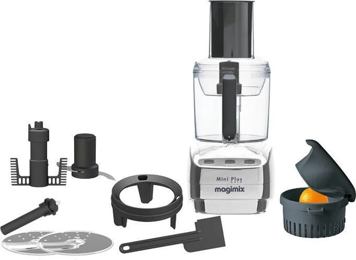Magimix Mini Plus Foodprocessor - 400W - Mat chroom