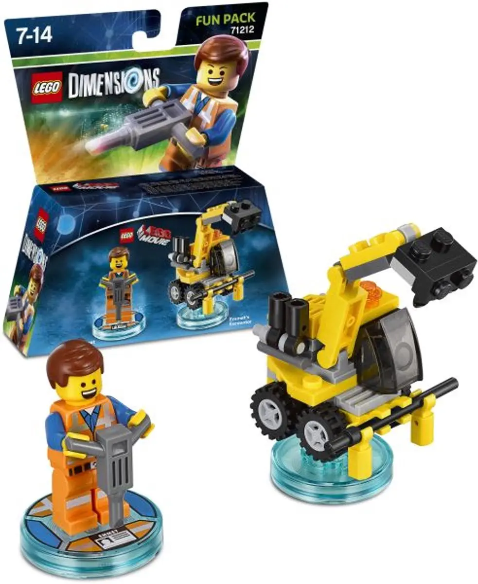 LEGO Dimensions Fun Pack Emmet - The LEGO Movie - afbeelding 6 van 6