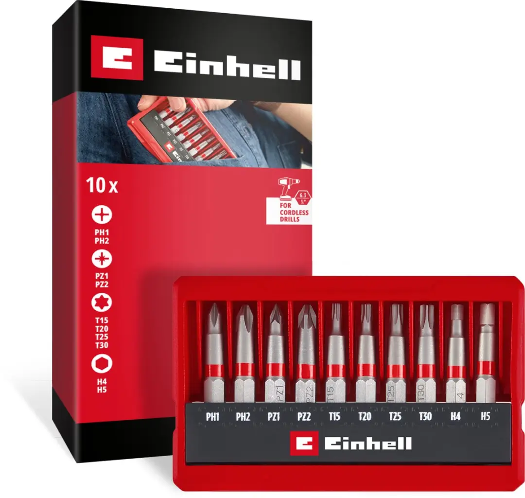 Einhell 10-delige Bitset 50mm