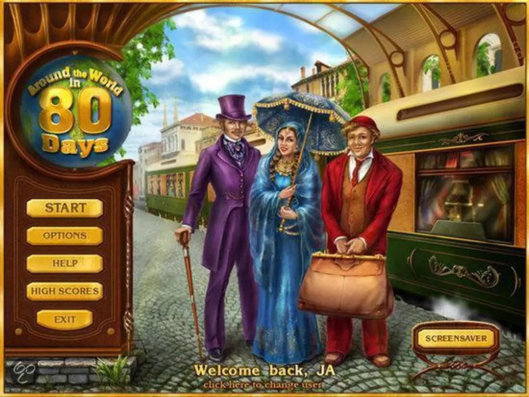 Denda Games Around The World in 80 Days Bordspel - 1 Speler