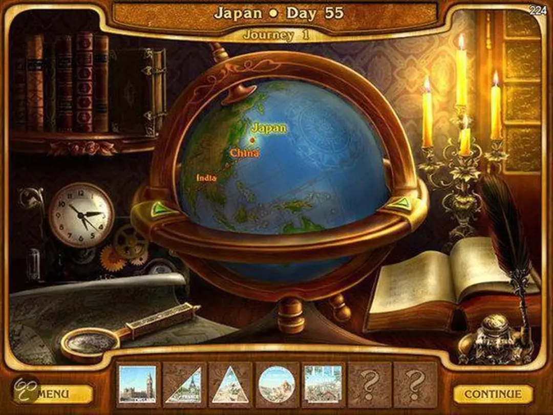 Denda Games Around The World in 80 Days Bordspel - 1 Speler