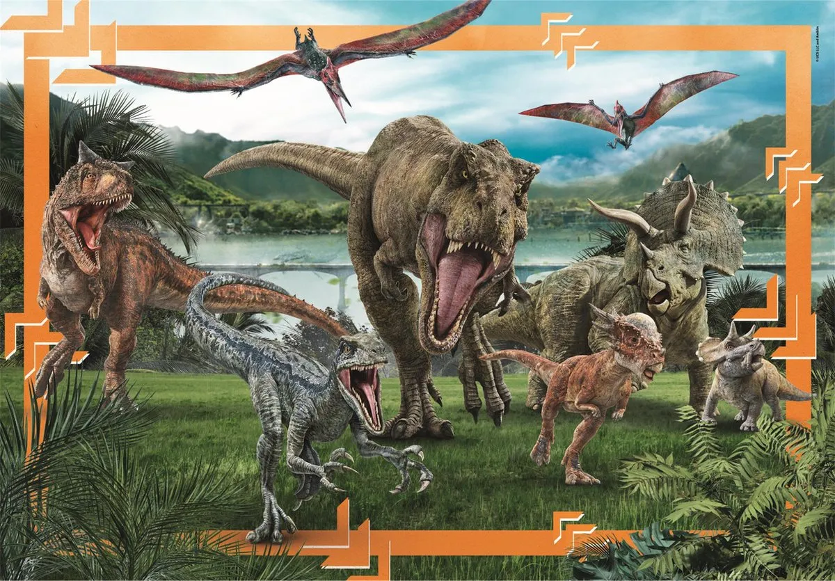 Clementoni Jurassic World Kinderpuzzel 104 Stukjes - 6+ Jaar
