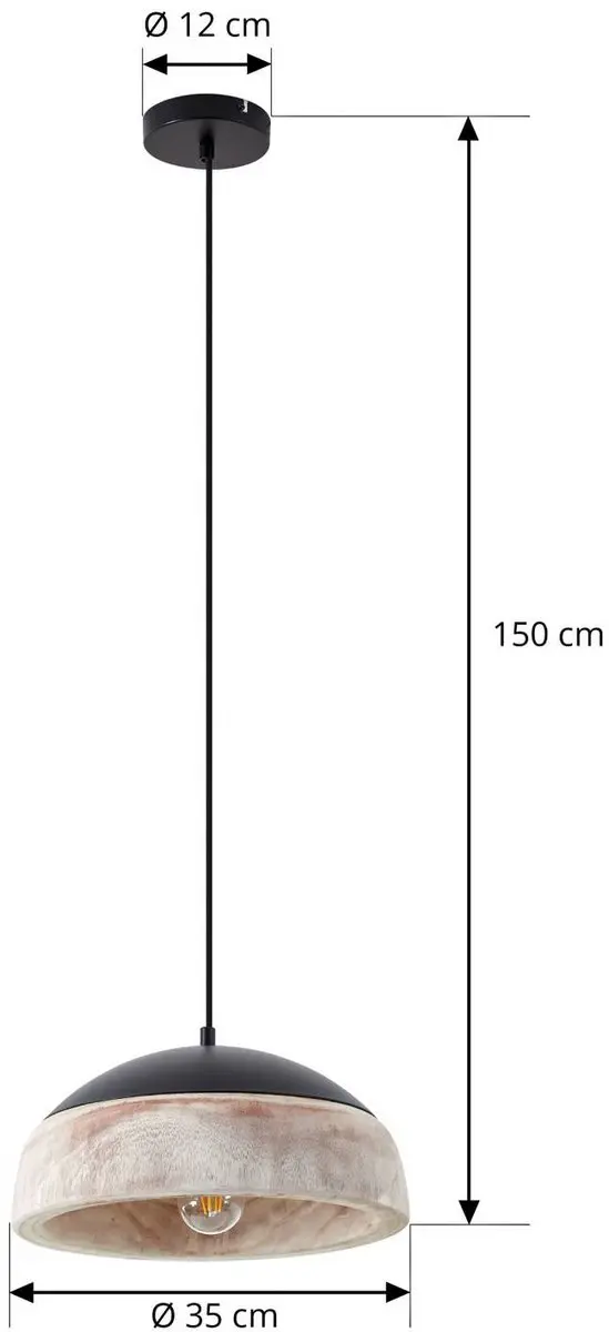 Lucande Hanglamp 1 Licht