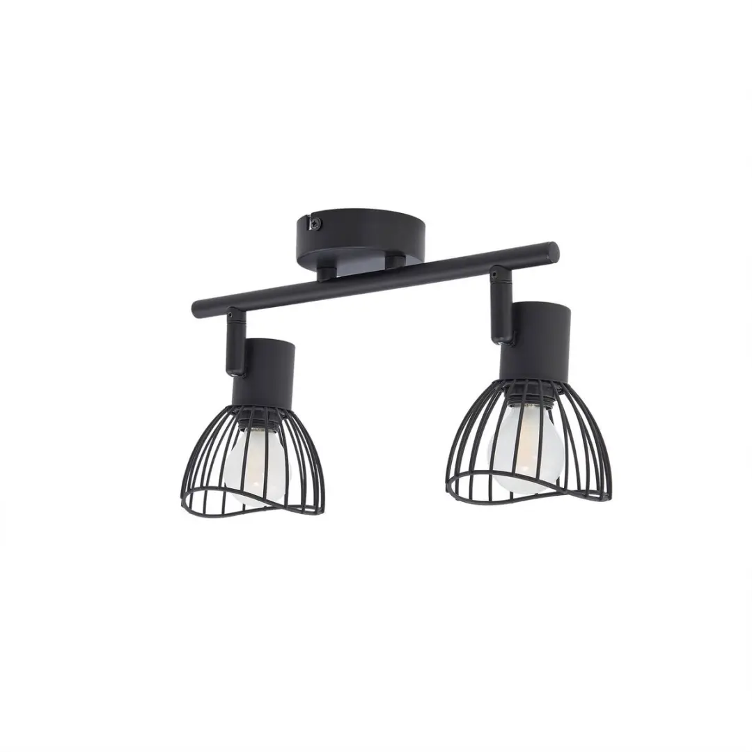 Lindby Plafondlamp 2 Lichtpunten Zwart
