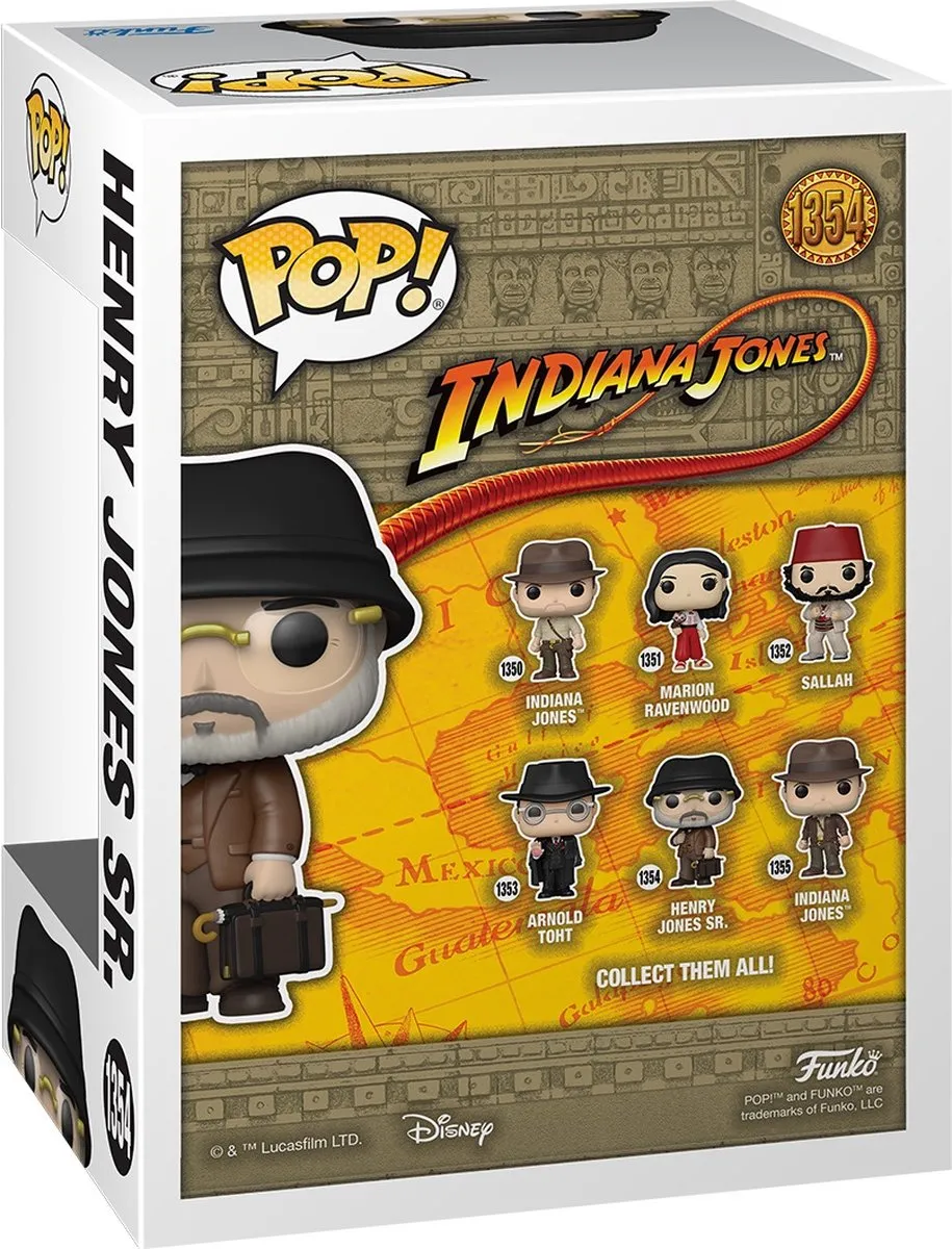 Funko Pop Indiana Jones Henry Jones Sr #1354 - Multi