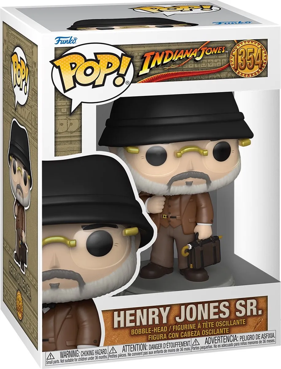 Funko Pop Indiana Jones Henry Jones Sr #1354 - Multi