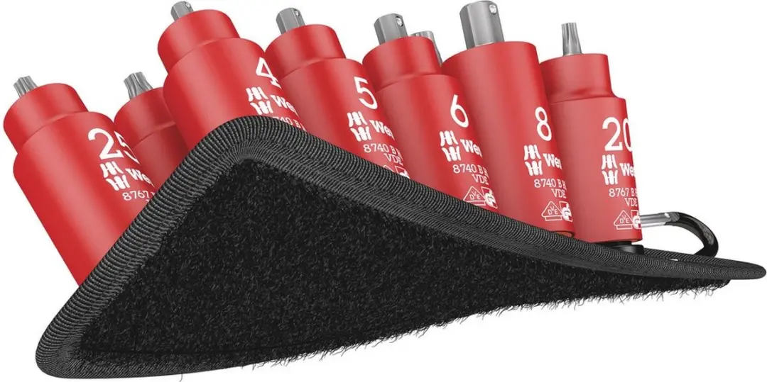 Wera 5004930001 Zyklop Bitdoppenset VDE - Torx/Binnenzeskant - 10-delig - afbeelding 6 van 6