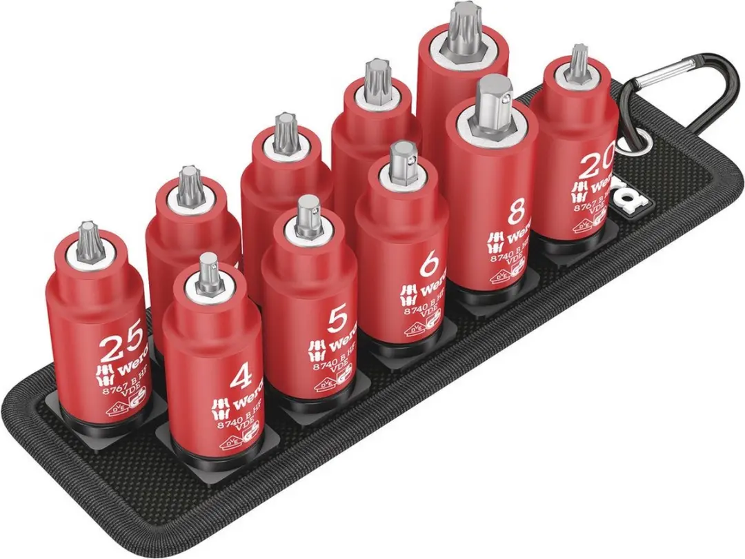 Wera 5004930001 Zyklop Bitdoppenset VDE
