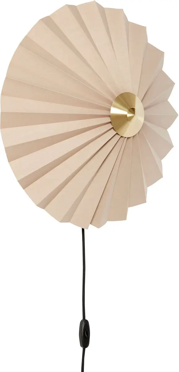 Hübsch Wandlamp Textiel Metaal