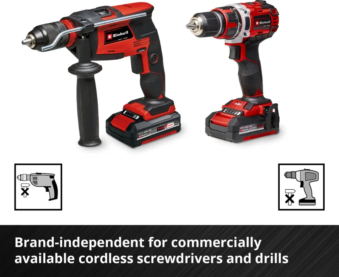 Einhell 10-delige Bitset 50mm - PH/PZ/T/H - S2 Staal - afbeelding 6 van 6